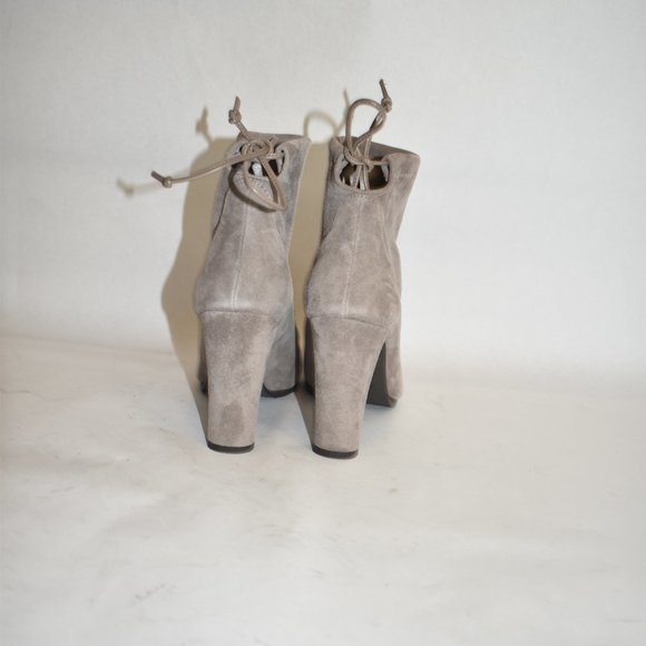STUART WEITZMAN GLOVE BOOTIE SOCK BEIGE NUDE HIGHLAND SUEDE 6.5 (P17) - Picture 7 of 10